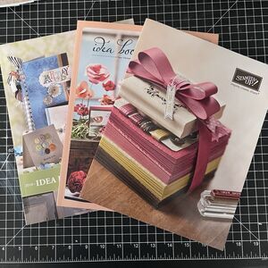 Stampin' Up! Idea Book & Magazine 2010 2011 2012 Lot 3 Ideas Scrapbooking Cards